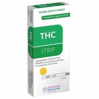 Domowe Laboratorium THC Strip, domowy test paskowy do wykrywania kanabinoidów i metabolitów (THC) w moczu, 1 sztuka
