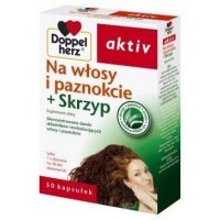 Doppelherz aktiv Na Włosy i Paznokcie + Skrzyp, 30 tabletek