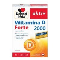 Doppelherz aktiv Witamina D Forte 2000, tabletki, 45 tabletek