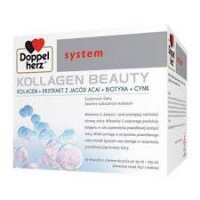 Doppelherz system Kollagen Beauty, ampułki z płynem, 25 ml x 30 sztuk