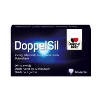 DoppelSil, 25 mg, tabletki do rozgryzania i żucia, 4 tabletki