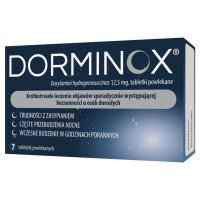 Dorminox, 12,5 mg, tabletki powlekane, 7 tabletek