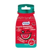 Dosfarm, Drażetki odświeżające o smaku mięty i arbuza, bez cukru, 16 g