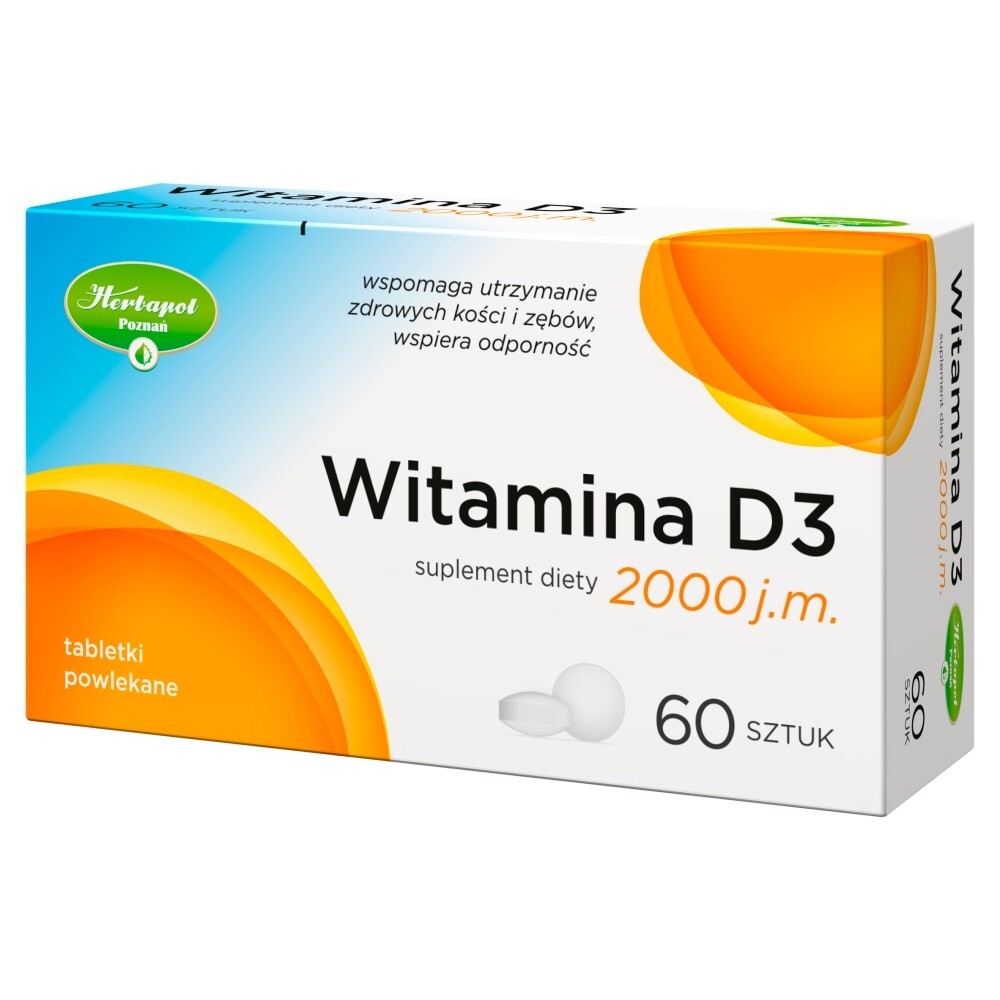 DOZ PRODUCT Witamina D3 2000 j.m., kapsułki, 60 kapsułek