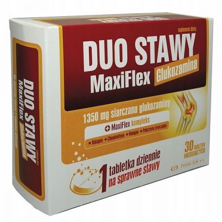 Duo Stawy MaxiFlex Glukozamina 30 tabl.mus