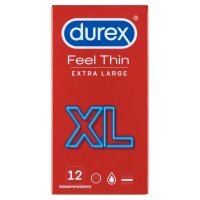Durex Feel Thin Prezerwatywy XL 12szt.