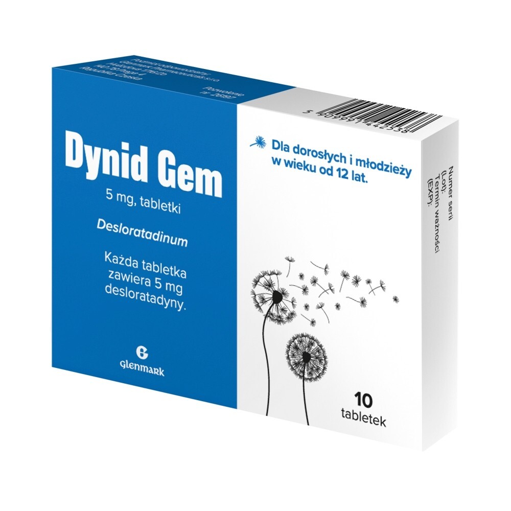 Dynid Gem 5 mg, 10 tabletek