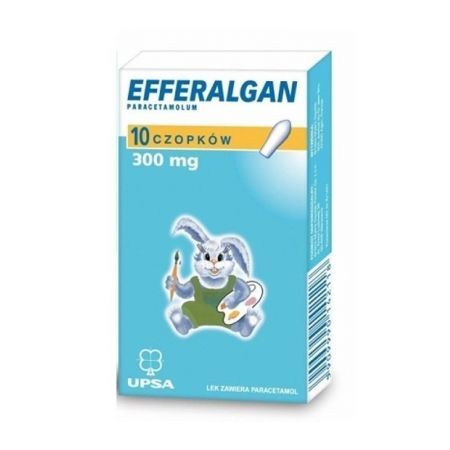 Efferalgan 300 mg x 10 czop.