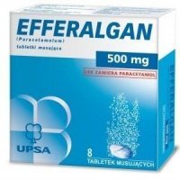 Efferalgan, 500 mg, tabletki musujące, 16 tabletek