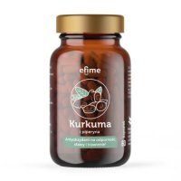 Efime, Kurkuma i piperyna, kapsułki, 60 kapsułek