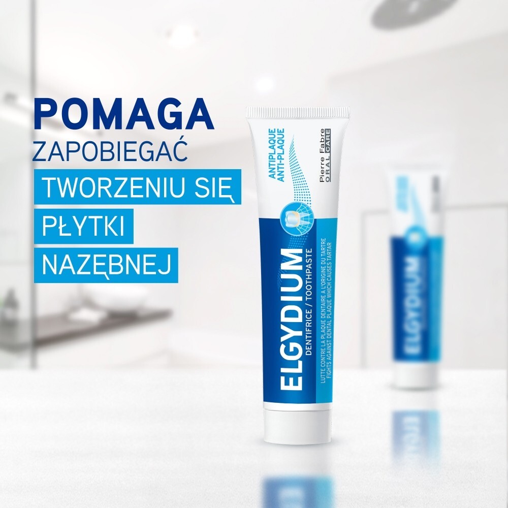 Elgydium Anti Plaque, pasta do zębów, 75 ml