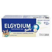 Elgydium Baby, pasta do zębów w postaci żelu dla dzieci od 6 miesiąca, bez fluoru, 30 ml