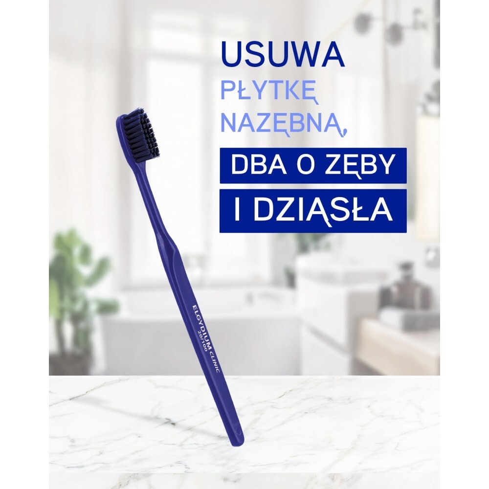 Elgydium Clinic, szczoteczka do zębów, 20/100, miękka, 1 sztuka