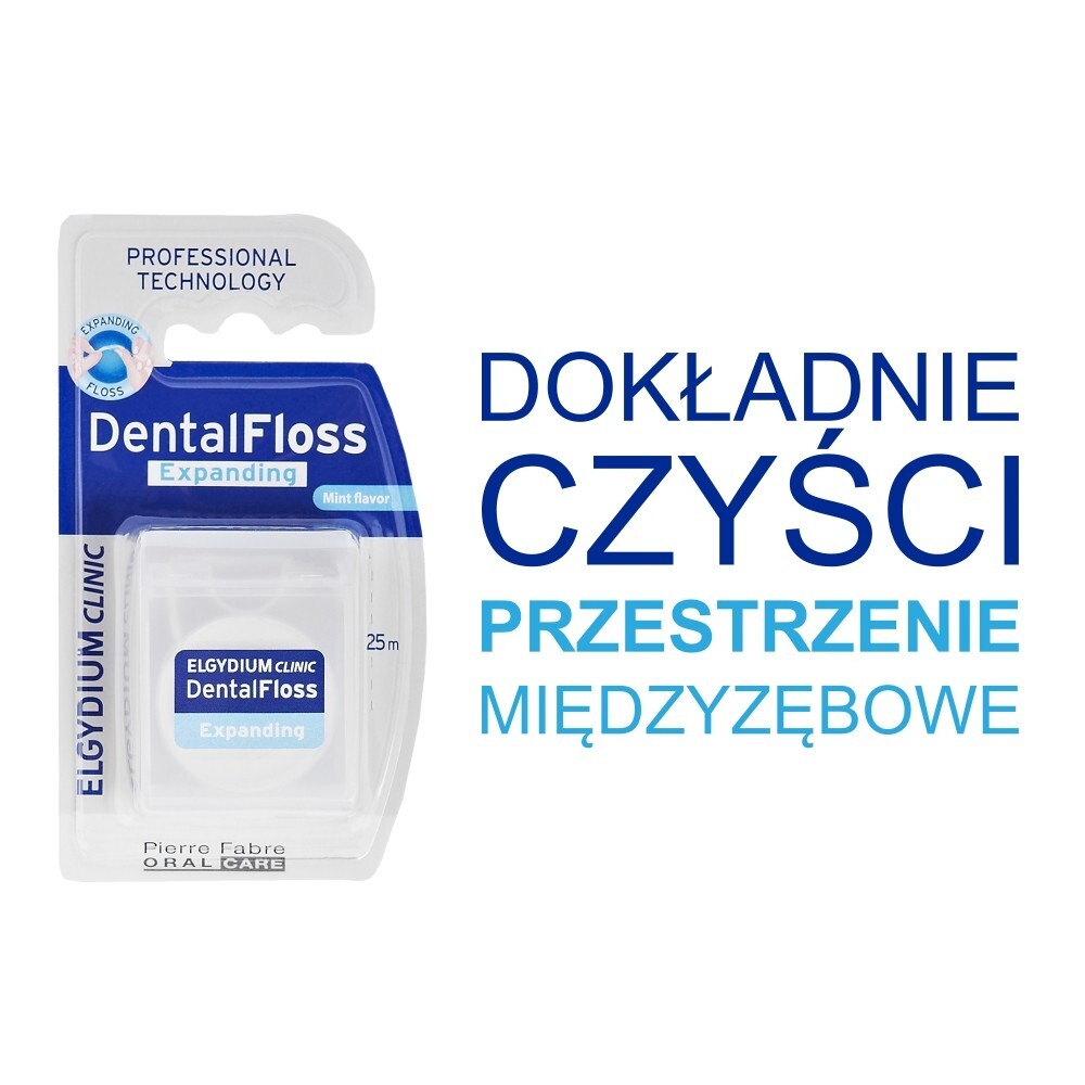 Elgydium Dental Flos Nić dent.pęczniejąca