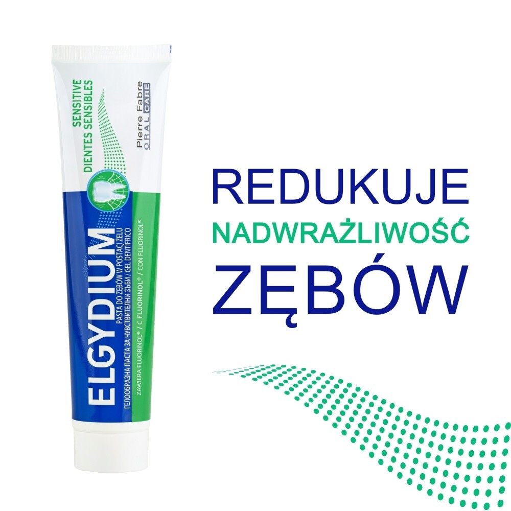 Elgydium Sensitive, pasta do zębów wrażliwych, 75 ml