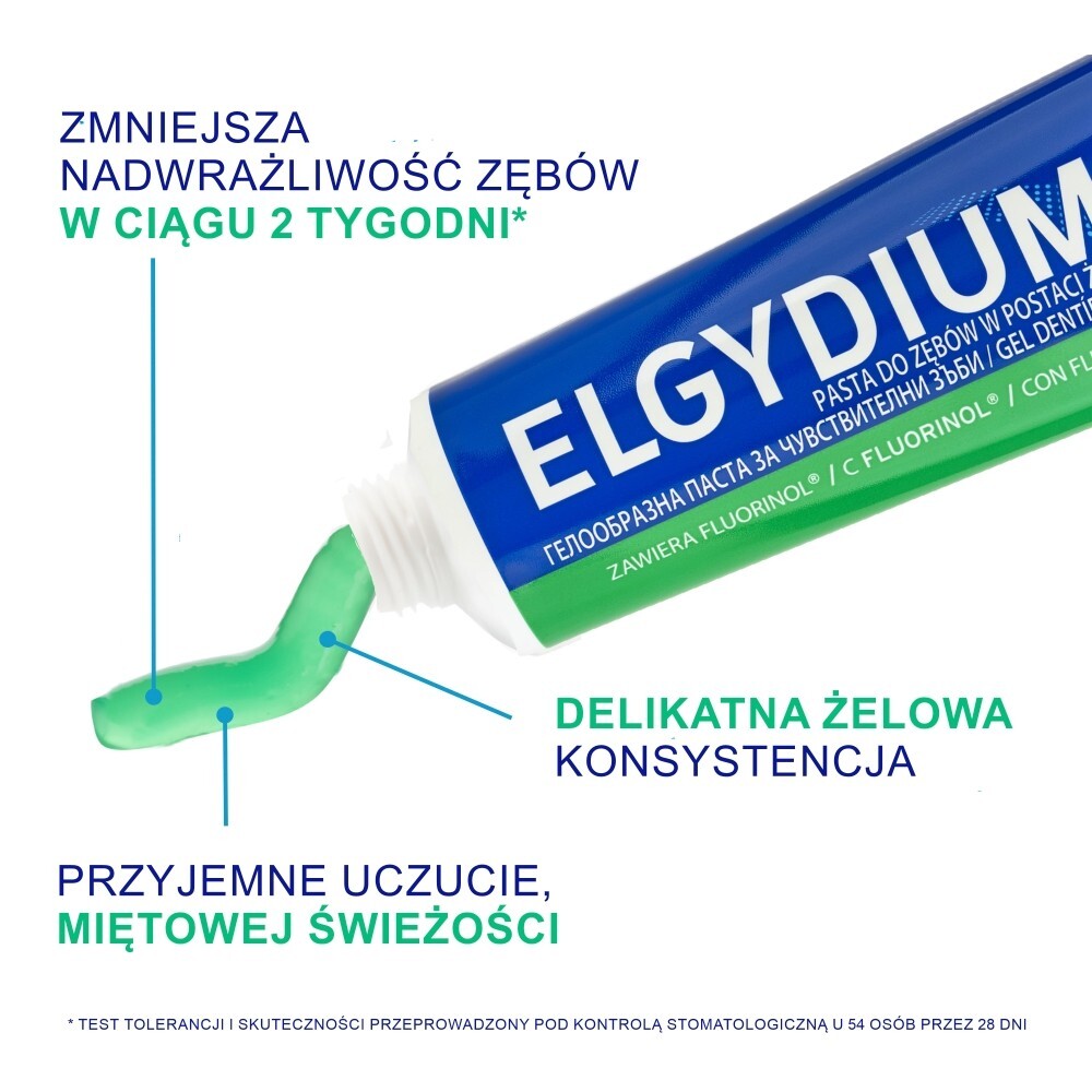 Elgydium Sensitive, pasta do zębów wrażliwych, 75 ml