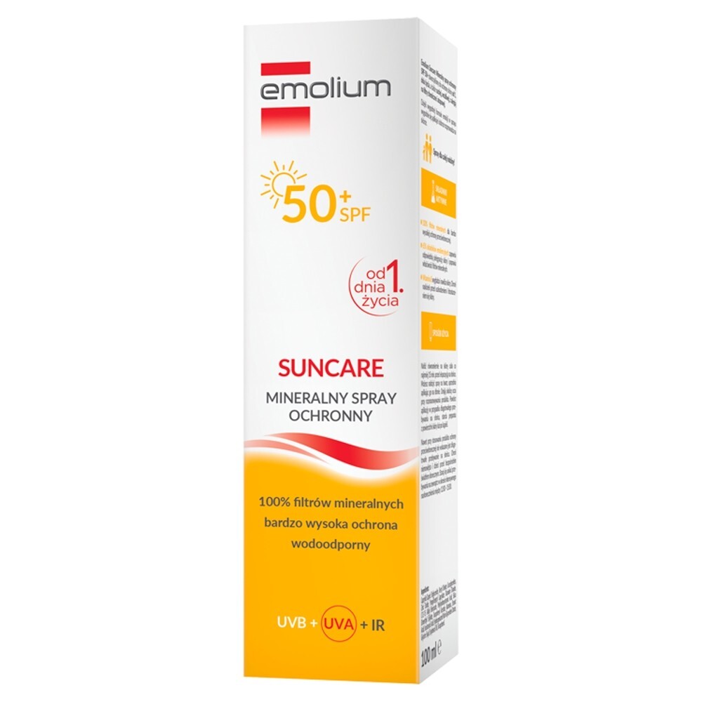 Emolium Suncare Mineralny spray ochronny SPF 50+ 100 ml