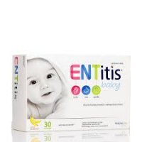 ENTitis Baby, proszek, smak bananowy, 30 saszetek