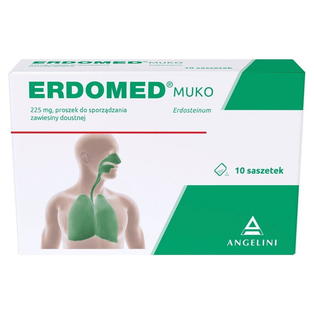 Erdomed Muko, 10 saszetek