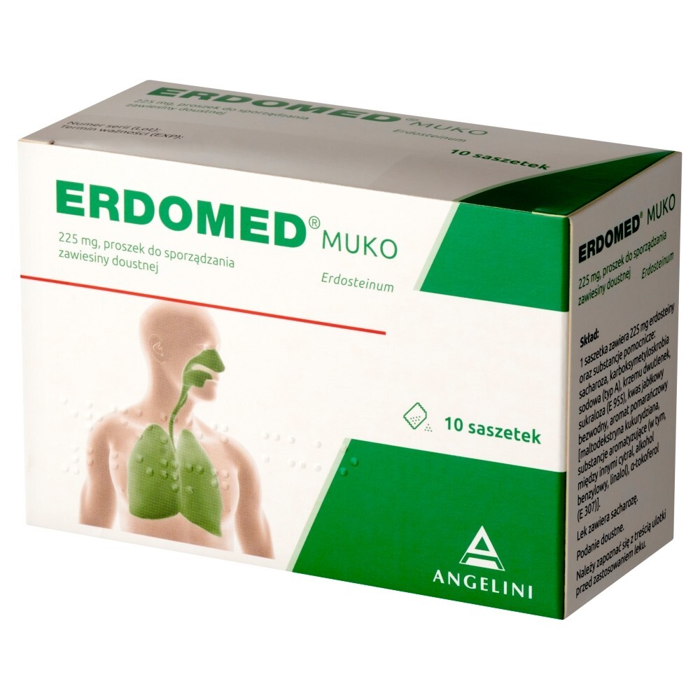 Erdomed Muko, 10 saszetek