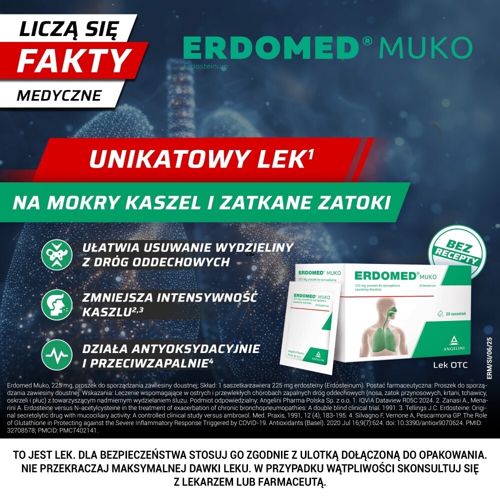 Erdomed Muko, 10 saszetek