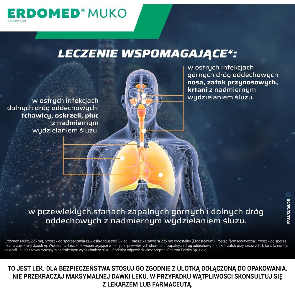 Erdomed Muko, 10 saszetek