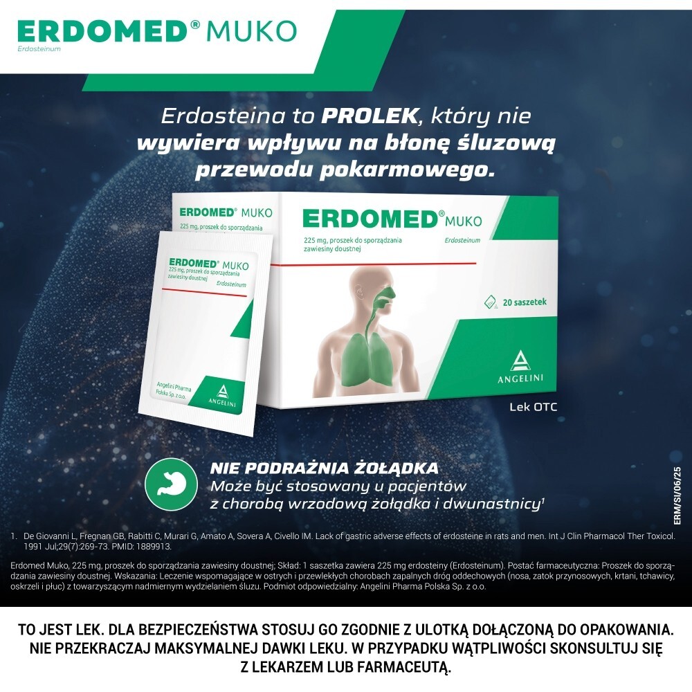 Erdomed Muko, 10 saszetek