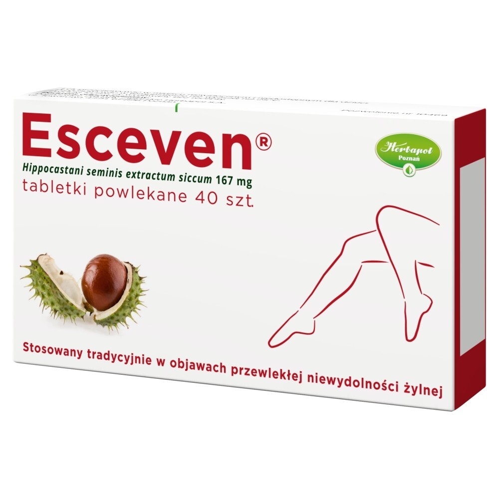 Esceven 167 mg Tabletki powlekane 40 sztuk