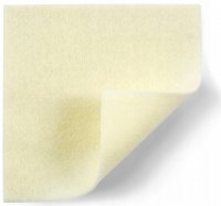 Exufiber Ag+, opatrunek włóknisty ze srebrem, 5 cm x 5 cm, 1 sztuka (z opakowania 10 sztuk)