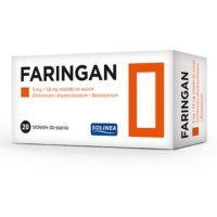 Faringan, 5 mg + 1,5 mg, tabletki do ssania, 20 tabletek