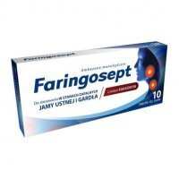 Faringosept, 10 mg, tabetki do ssania, 10 tabletek