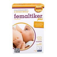 Femaltiker Plus, smak karmelowy, 12 saszetek