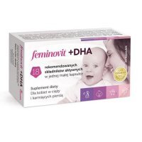Feminovit + DHA, kapsułki miękkie, 30 kapsułek