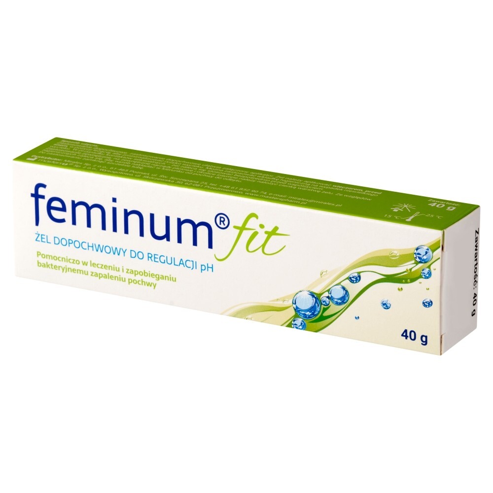 Feminum Fit Żel dopochwowy do regulacji pH 40 g