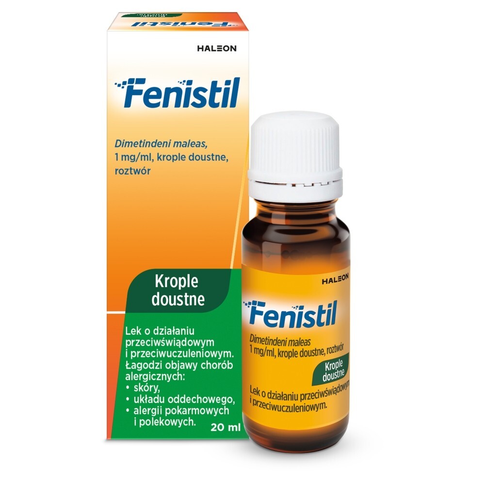 Fenistil 1 mg/ml Krople doustne 20 ml