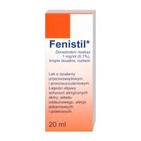 Fenistil krop.doustne 1mg/ml 20ml Delfarma