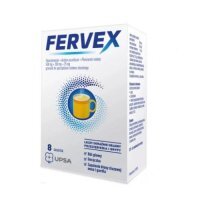Fervex, granulat do sporządzania roztworu doustnego, smak cytrynowy, 8 saszetek