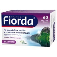 Fiorda Suplement diety o smaku czarnej porzeczki 60 sztuk