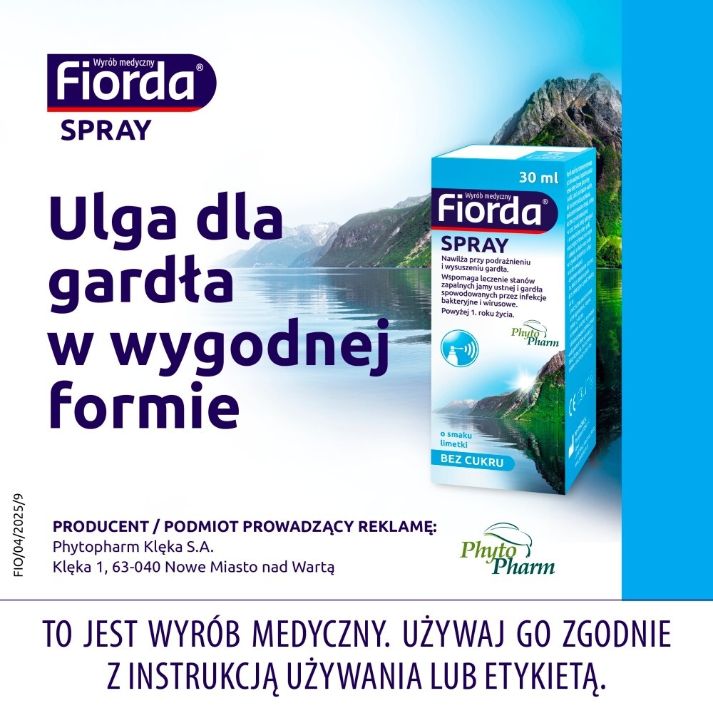 Fiorda Wyrób medyczny spray 30 ml