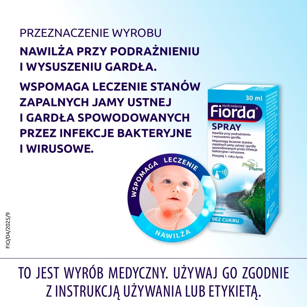 Fiorda Wyrób medyczny spray 30 ml