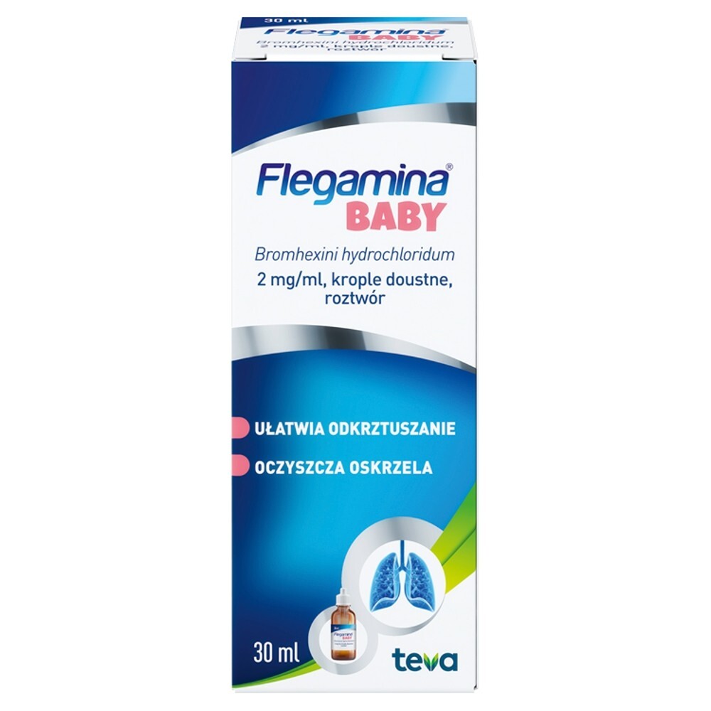 Flegamina Baby 2 mg/ml Krople doustne 30 ml