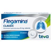 Flegamina Classic 8 mg tabletki 20 sztuk