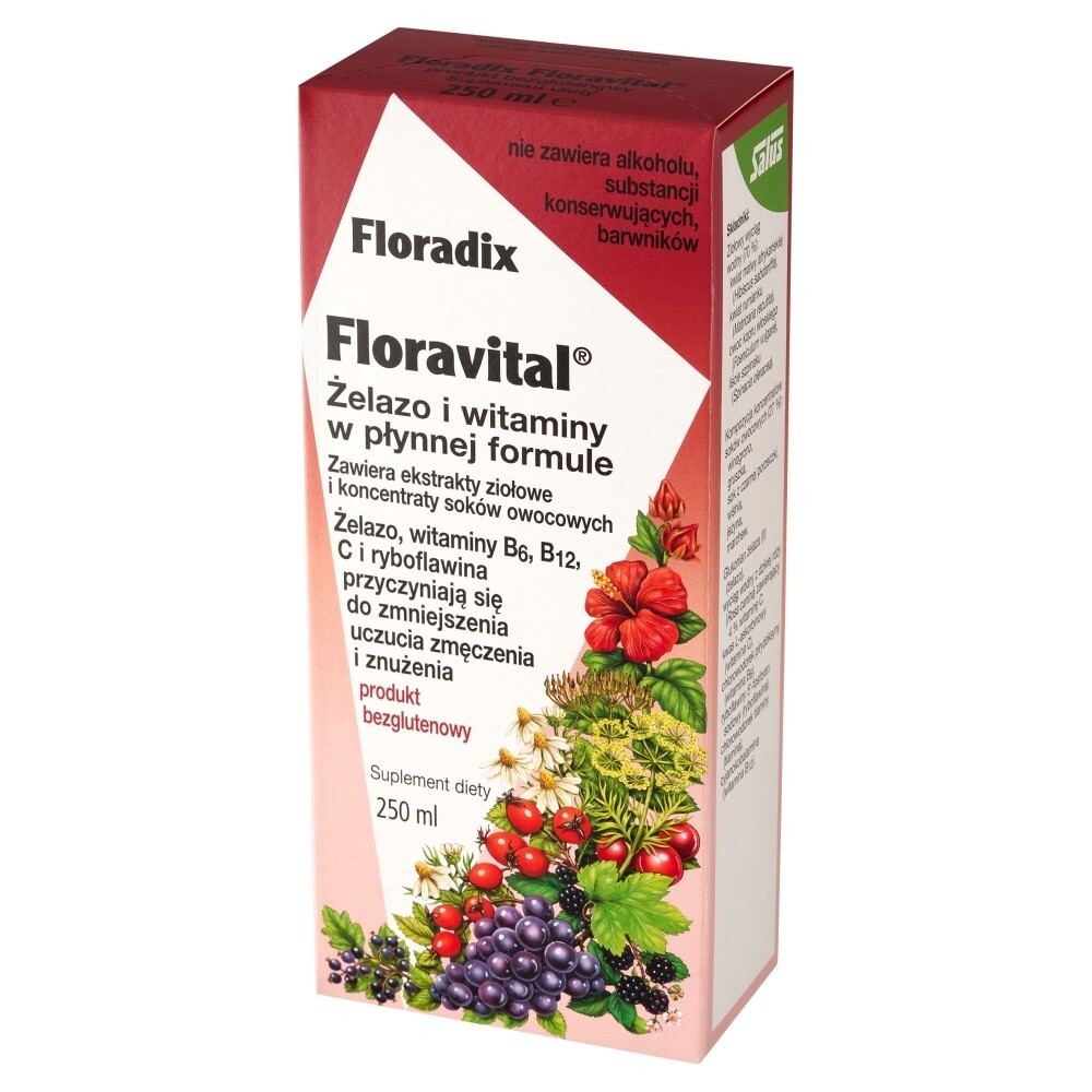 Floradix Floravital, płyn, 250 ml