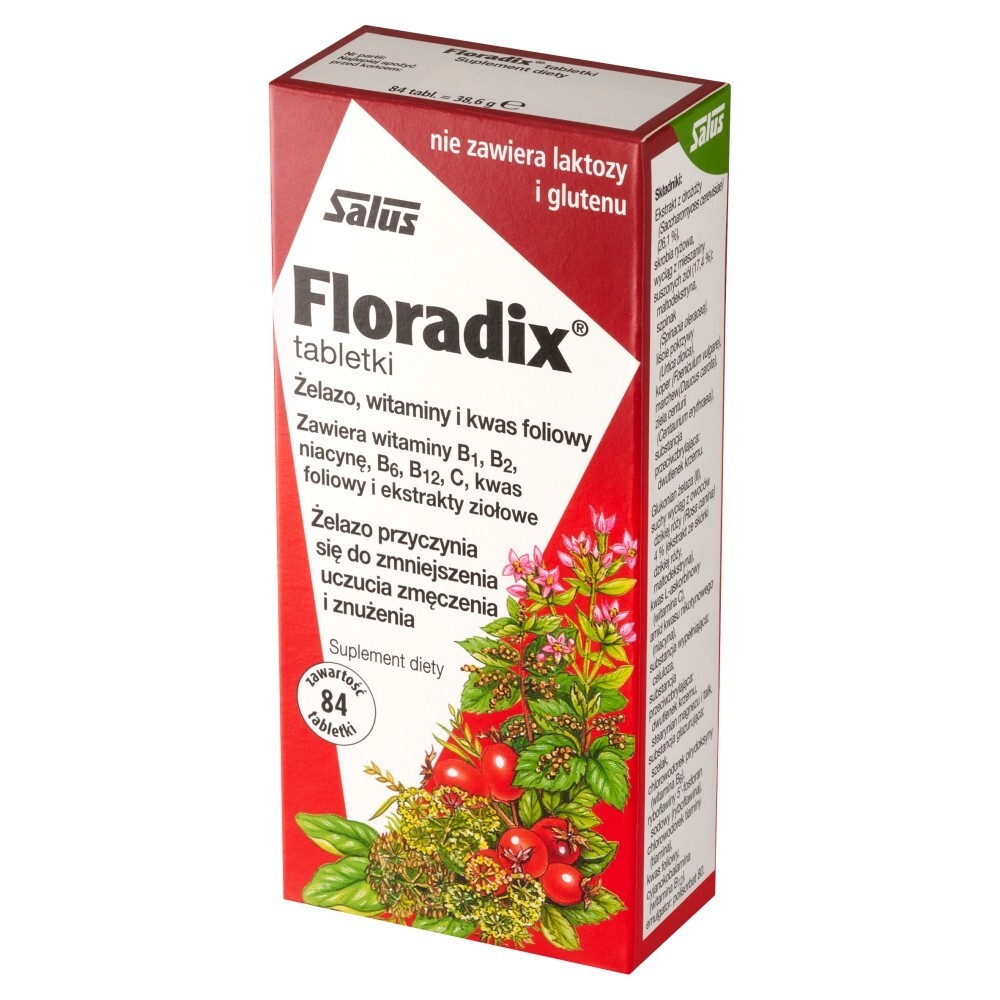 Floradix, tabletki, 84 tabletek