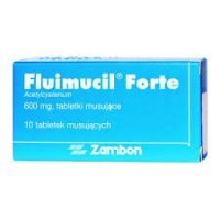 Fluimucil Forte 600 mg, 10 tabletek musujących