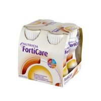 FortiCare, płyn odżywczy o smaku pomarańczowo - cytrynowym, 125 ml x 4 sztuki