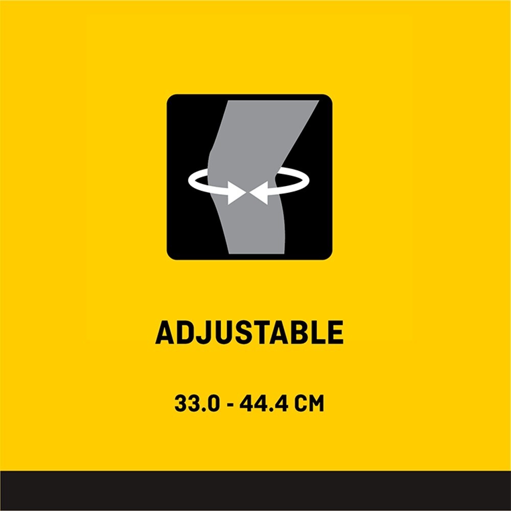 Futuro Basic Sport, regulowana opaska na kolano, czarna, 1 sztuka