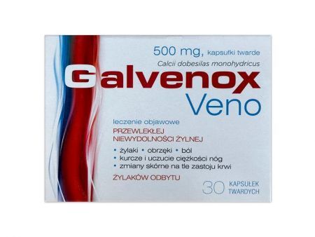 Galvenox Veno 500 mg, 30 kapsułek