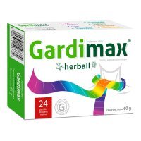 Gardimax Herball, smak malinowy, 24 pastylki do ssania
