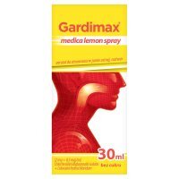 Gardimax medica lemon spray, aerozol do stosowania w jamie ustnej, 30 ml